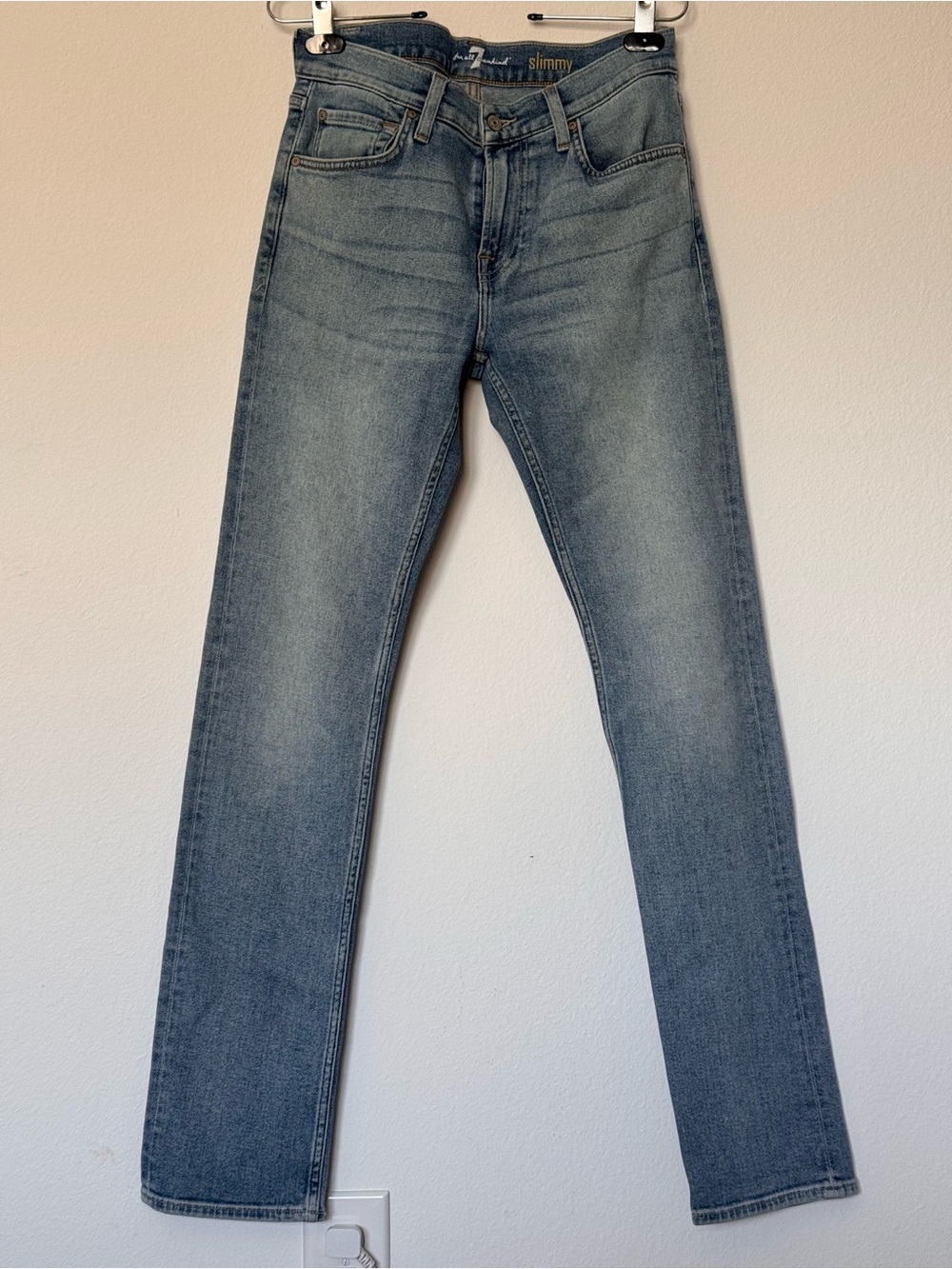 7 For All Mankind Slimmy Clean Pocket Jeans Men’s Lanier Wash Size 29